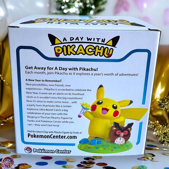 Pokemon: A Day with Pikachu - Ringing In the Fun Figure by Funko New w Protector - Picture 6 of 7